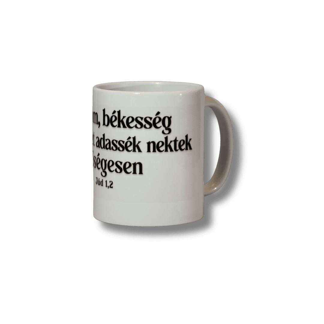 Irgalom békesség szeretet igés bögre - Image 2